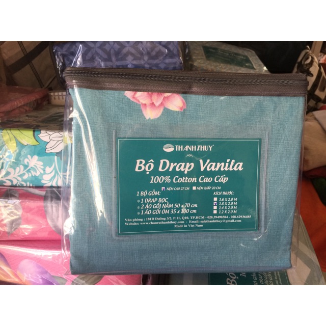 Bộ drap cty Thanh Thủy - size 1,8m-M254