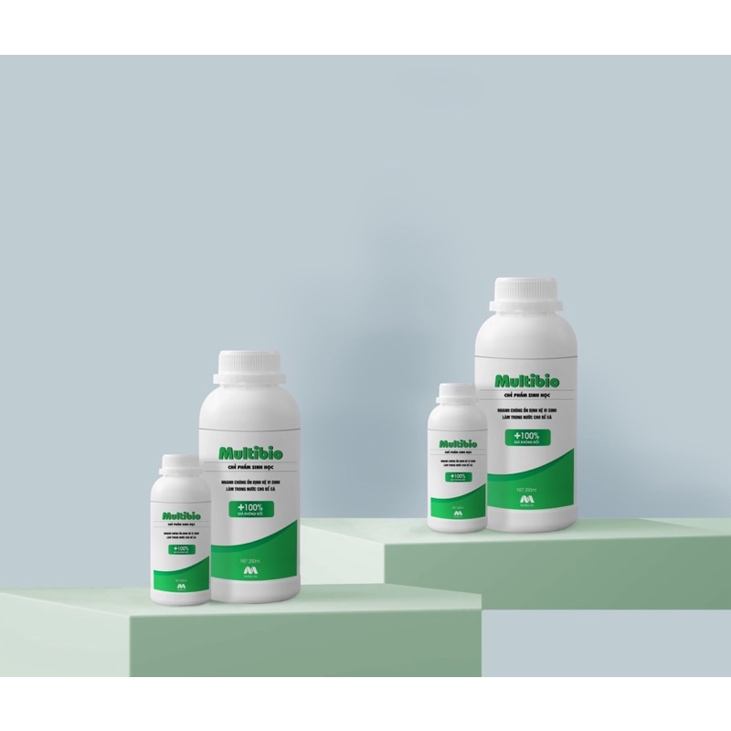 Bộ sản phẩm Vi Sinh Multibio Lab | Multi bio | multi detox | multi clear water | multi glass care | multi power bacter