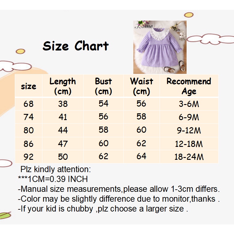 Đầm MIKRDOO tay dài phối cổ ren họa tiết kẻ sọc caro phong cách Pháp đáng yêu cho bé gái