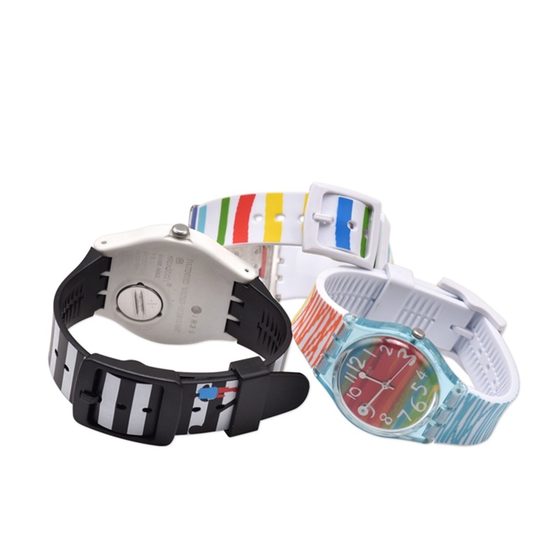 Dây Đeo Cao Su 16Mm 17mm 19mm Thay Thế Cho Đồng Hồ Thông Minh Swatch 16/17/19mm