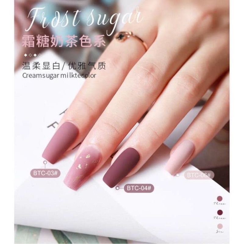 SET SƠN AS ĐEN 6 MÀU - XIE dụng cụ nail&amp;mi ♥️