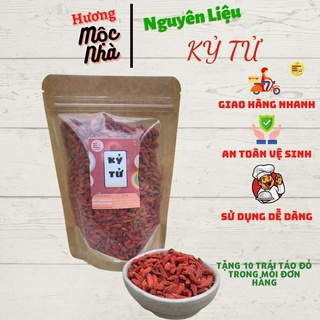 Kỳ Tử Ninh Hạ 100g (Hạt to, ngọt) - Trà kỷ tử đẹp da, làm trà dưỡng nhan, chè dưỡng nhan