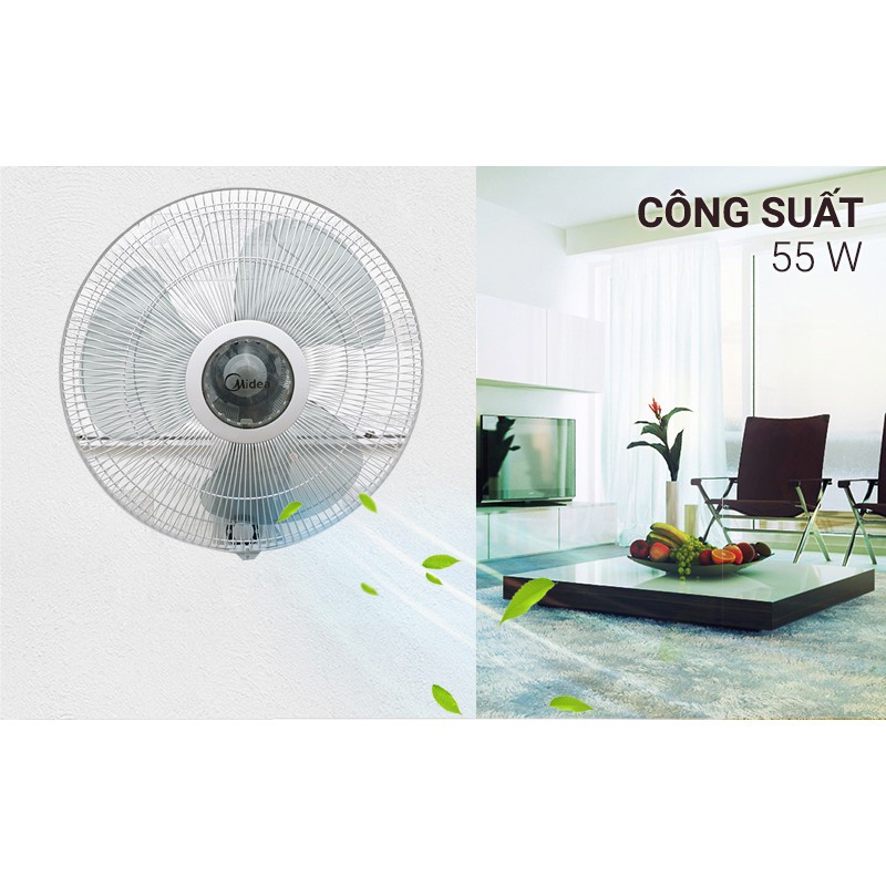 Quạt Treo Tường Midea FW40-6H  - Hàng chính hãng