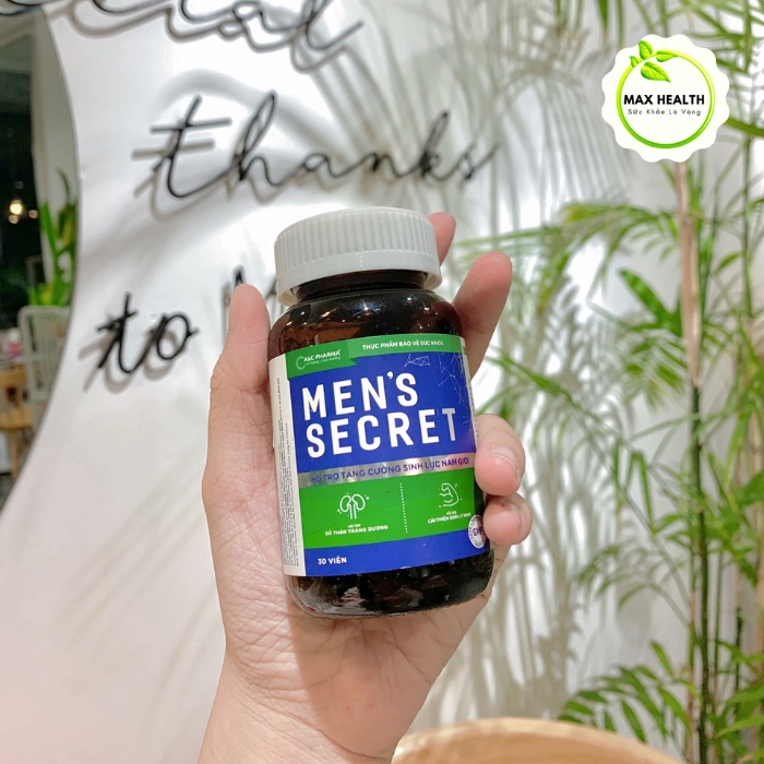 MEN'S SECRET - HỖ TRỢ TĂNG CƯỜNG SINH LỰC NAM GIỚI - MAXHEALTH