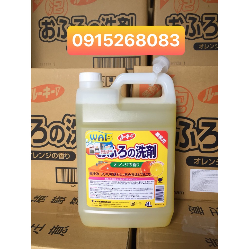 Nước lau sàn Nhật WAI 4L