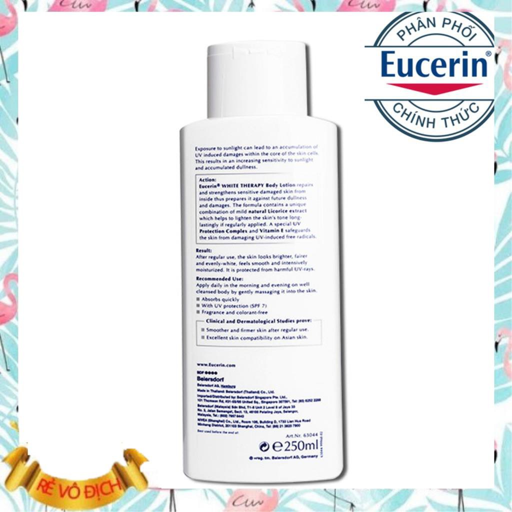 Lotion Dưỡng Thể Sáng Mịn Da - EUCERIN WHITE THERAPY BODY LOTION SPF7