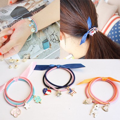 dây cột tóc tiểu thư hàn quốc