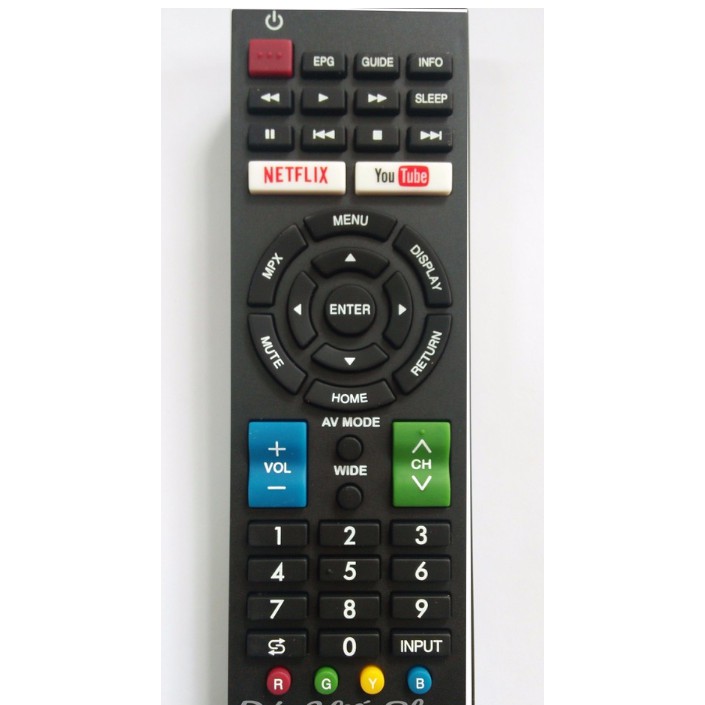 REMOTE ĐIỀU KHIỂN TIVI SHARP SMART RM-L1346 NÚT YOUTUBE NETFLIX | BigBuy360 - bigbuy360.vn