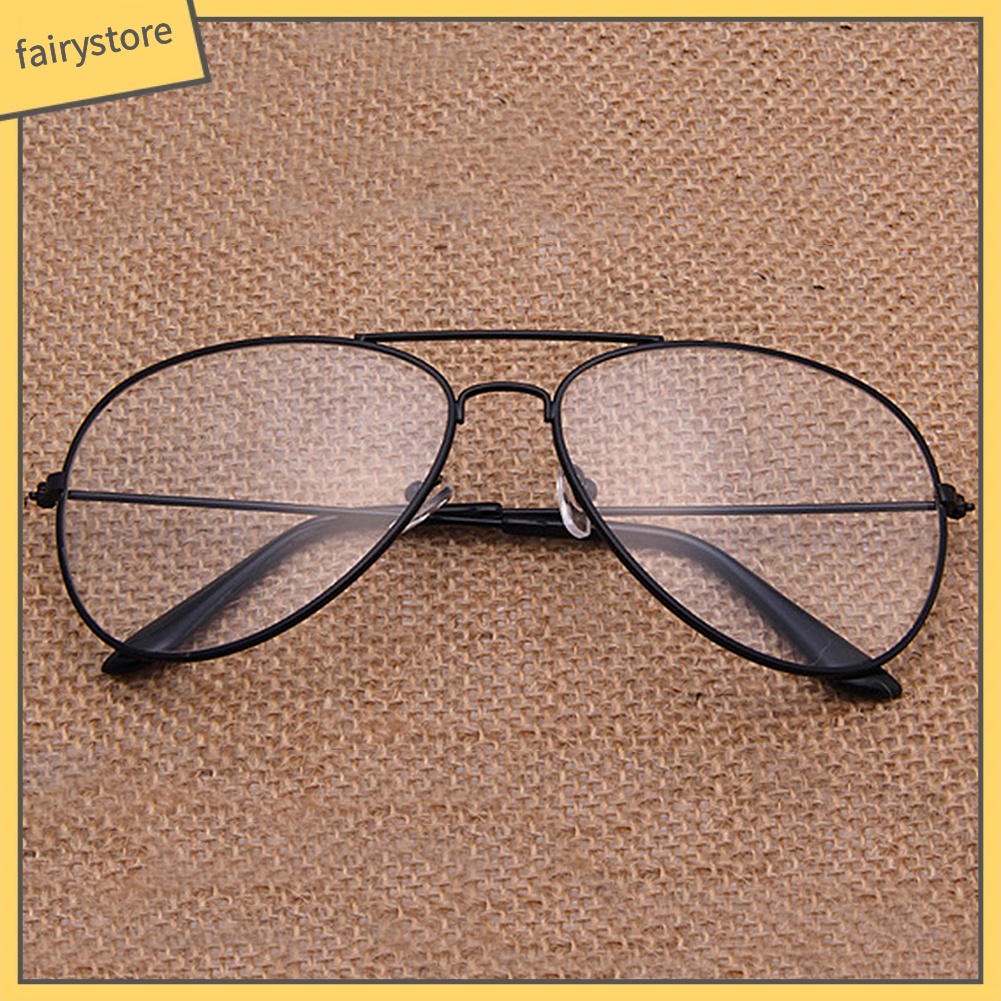 Mắt Kính Gọng Kim Loại Phong Cách Retro