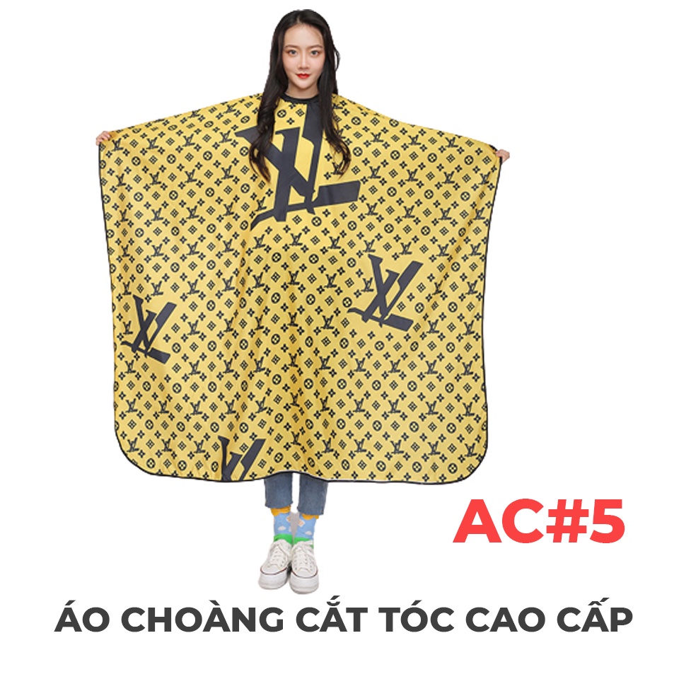 ✅ Áo Choàng Cắt Tóc Cao Cấp Chuyên Nghiệp Cho Thợ Tiệm Tóc, Salon Tóc, Cá Nhân - Chống Dính Bám tóc, Chống Nóng