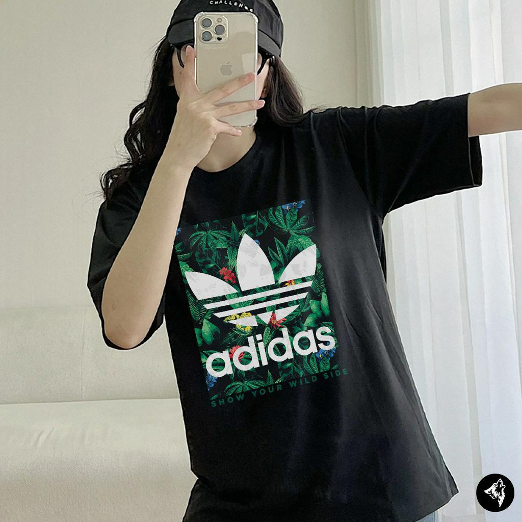 Áo adidas - áo thun adidas áo phông addidas tropical lá nhiệt đới unisex nam nữ cotton - adidas tropical design
