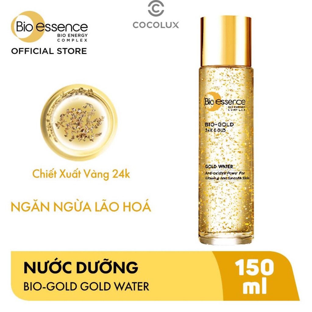 [Công Ty,Tem Phụ] Bio Nước Bio Essence dưỡng Gold ngăn ngừa dấu hiệu lão hóa-[COCOLUX]