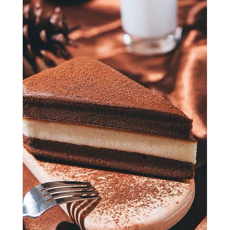 Bánh sanwich bông lan tam giác Đài Loan vị socola/matcha/dâu