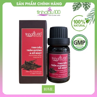Tinh dầu trầm hương và gỗ ngọt xông thơm phòng, giúp tĩnh tâm, ngủ ngon, xông mặt làm đẹp da 10ml Tinh Dầu 100