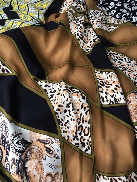 Vải lụa hàn châu may áo dài , váy