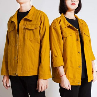 [SALE]Áo Khoác Kaki Jean Nam nữ Cặp Đôi Cực Đẹp