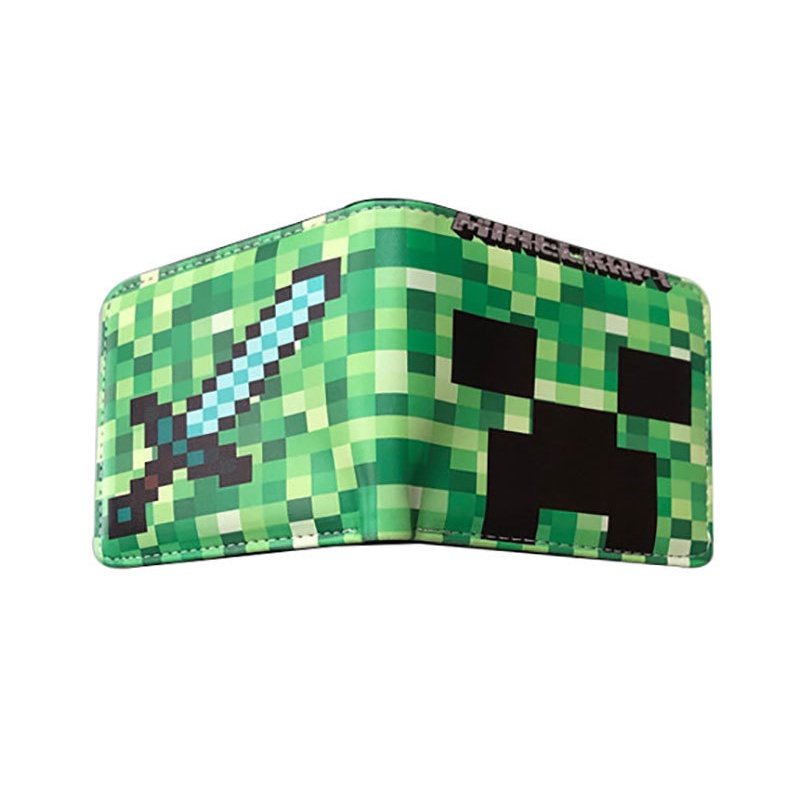 Ví Đựng Tiền Xu / Thẻ In Hoạt Hình Minecraft Roblox Dễ Thương Dùng Làm Quà Tặng Giáng Sinh Cho Bé