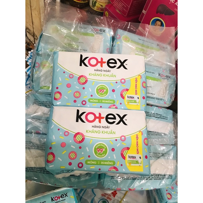 Băng vệ sinh Kotex hàng ngày kháng khuẩn