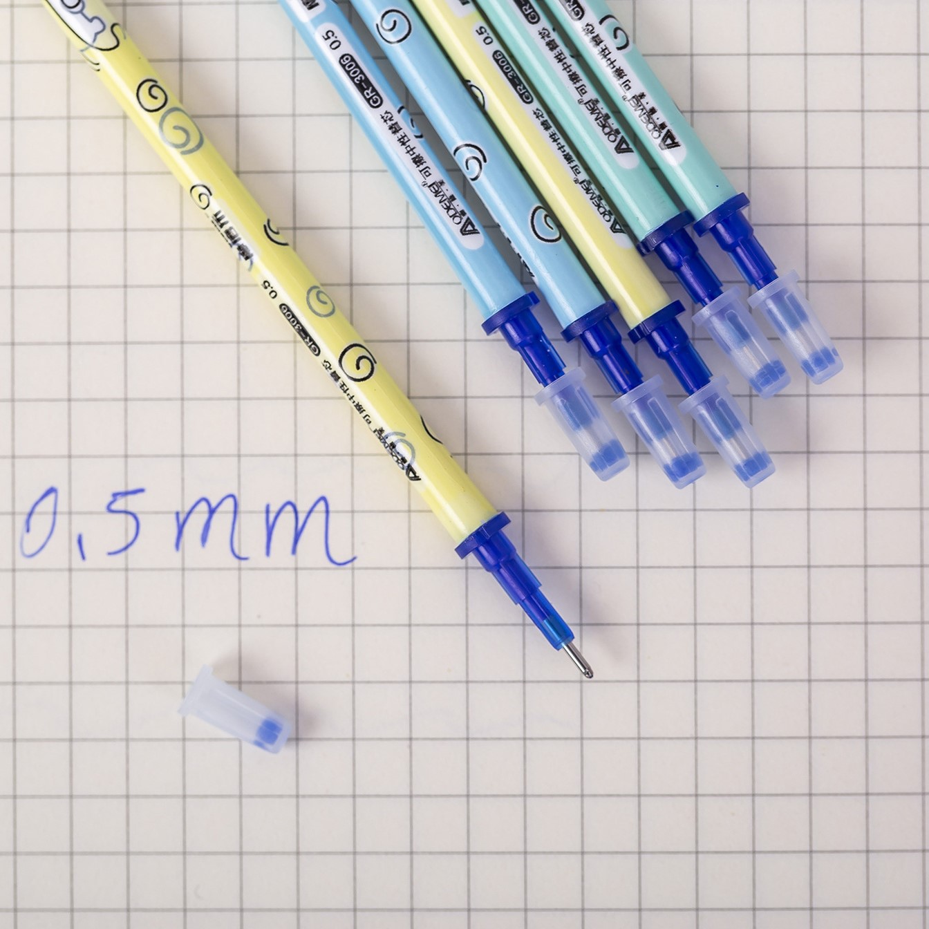 Túi 8 Ngòi Bút Nước Mực Xanh_combo 8 ngòi ,KT đầu 0.4mm, dài 13cm, giá siêu rẻ