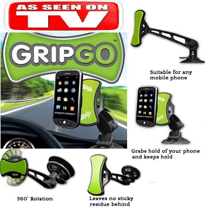 Giá đỡ điện thoại/ Kẹp điện thoại trên xe ô tô Gripgo, Giá Tốt Nhất