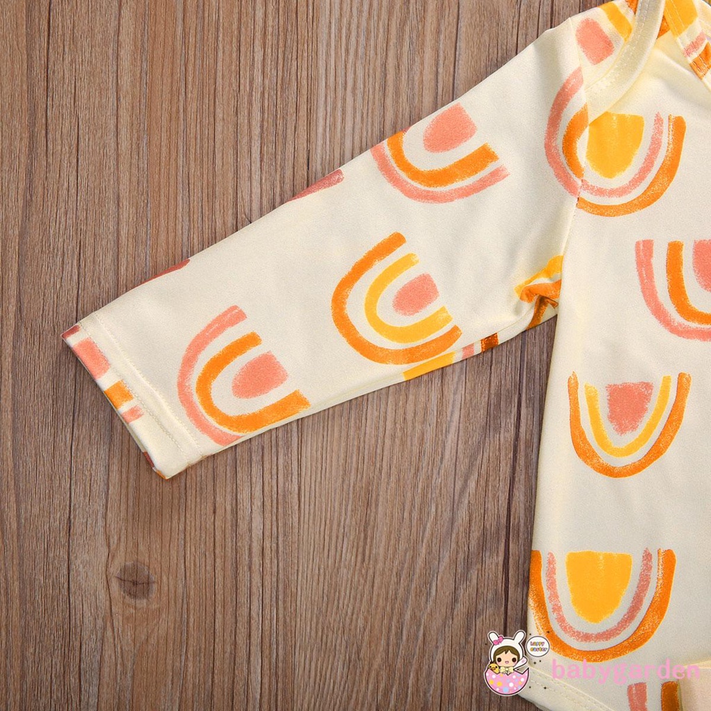 Set Áo Liền Quần &amp; Quần Short In Hoa Và Băng Đô Quấn Đầu Cho Bé Gái