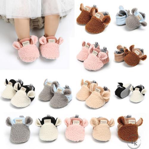 Giày mềm tai chuột đáng yêu cho bé trai và bé gái