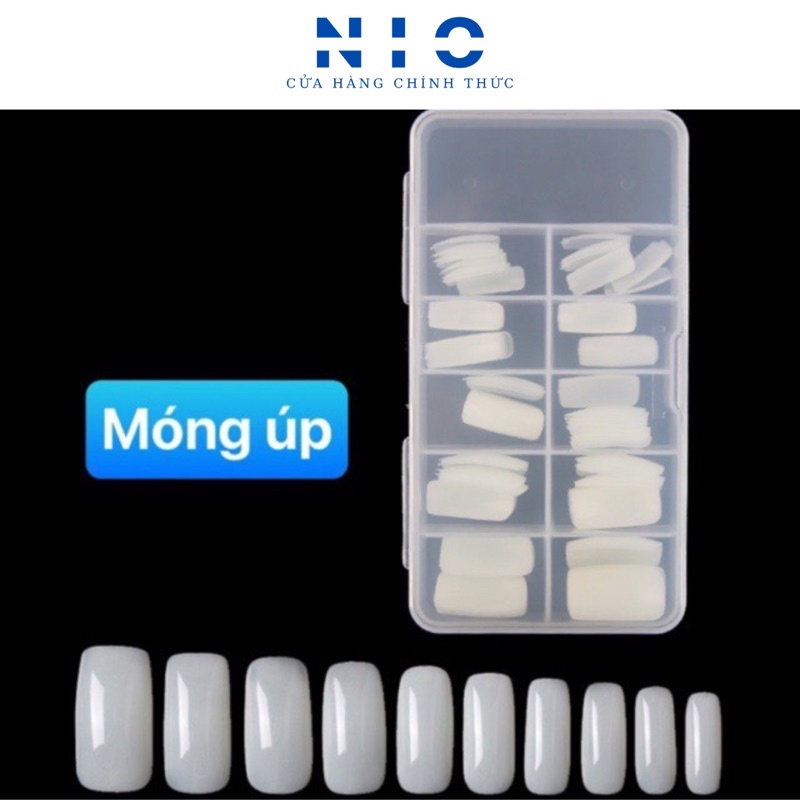 Hộp 100 móng úp đục