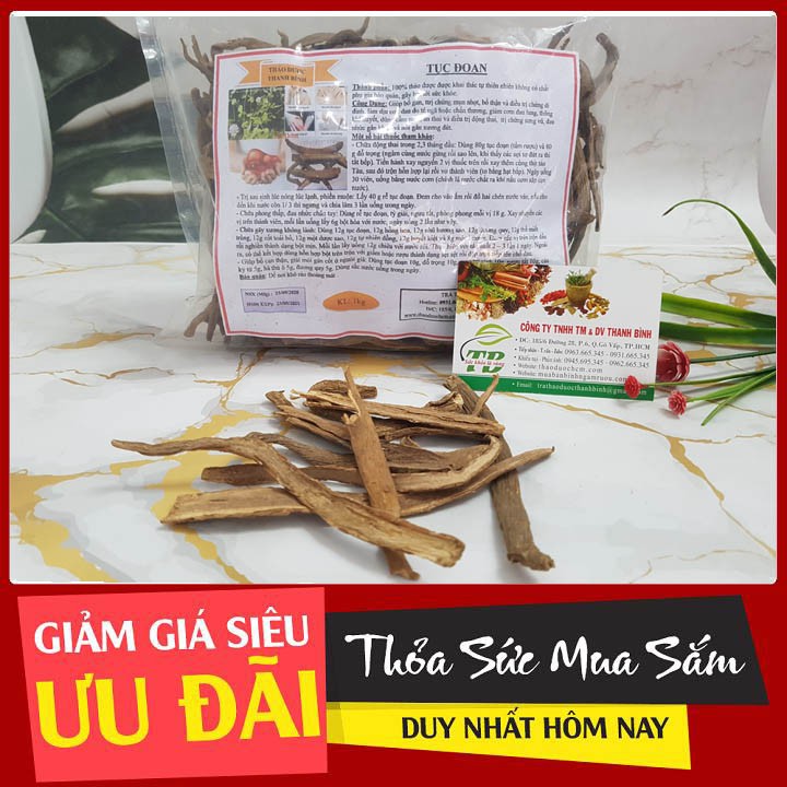 Tục Đoạn 500g - Dược Liệu Sấy Khô Loại 1