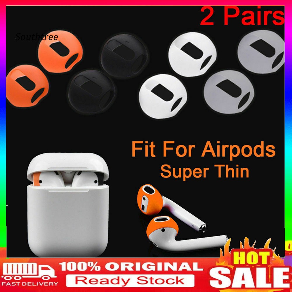 Set 2 Đệm Silicone Chống Trượt Cho Tai Nghe Air-Pod 1 2