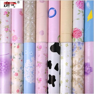 DECAL 1M Giấy dán tường KHỔ 45CM có sẵn keo - NHIỀU MẪU HOA QQR048