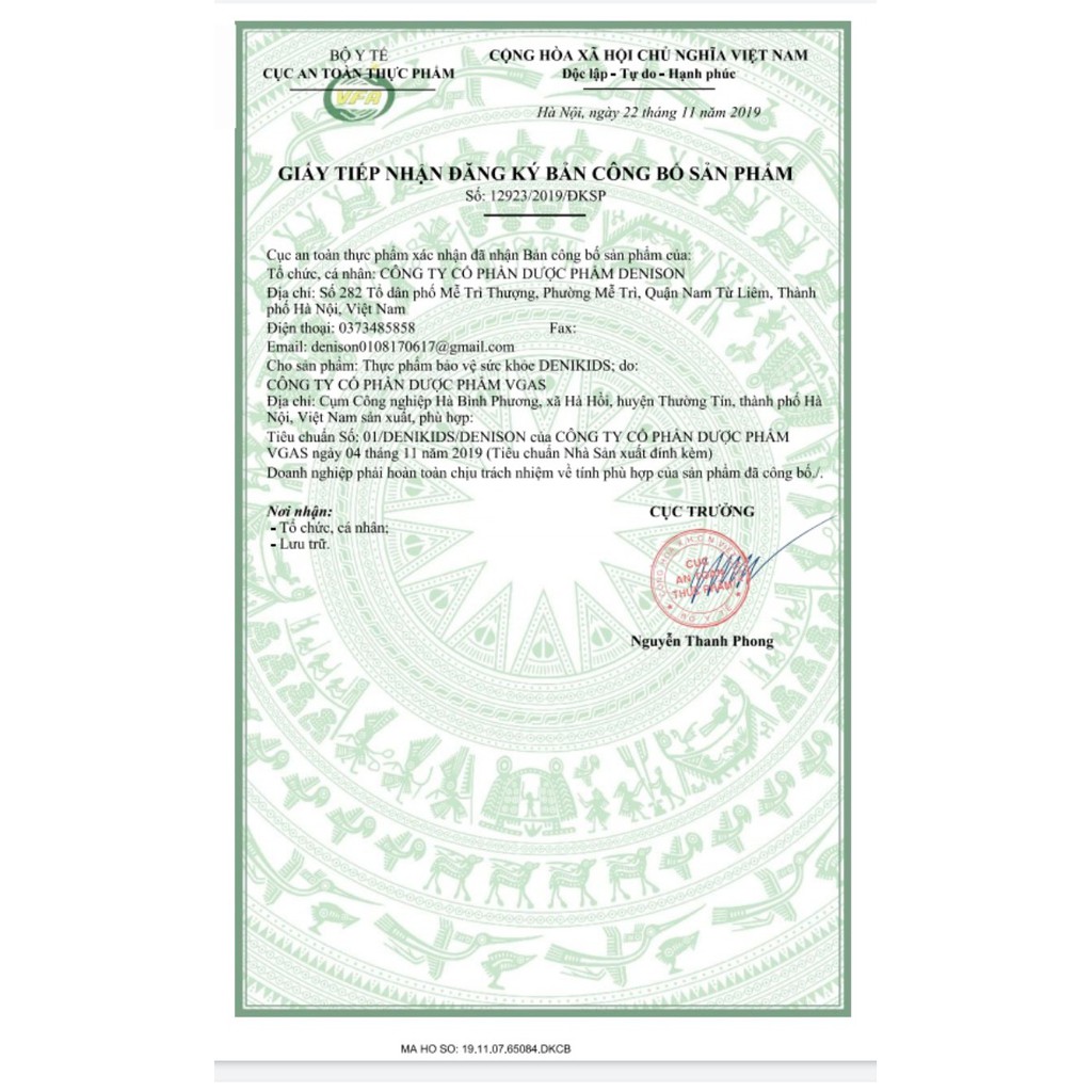 Siro DENIKIDS tăng đề kháng sức khoẻ cho bé chai 100ml