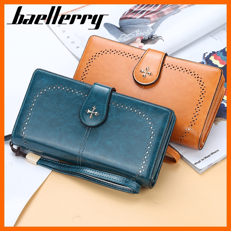 Ví Da Dài Baellerry Chất Lượng Cao Đa Chức Năng Cho Nữ