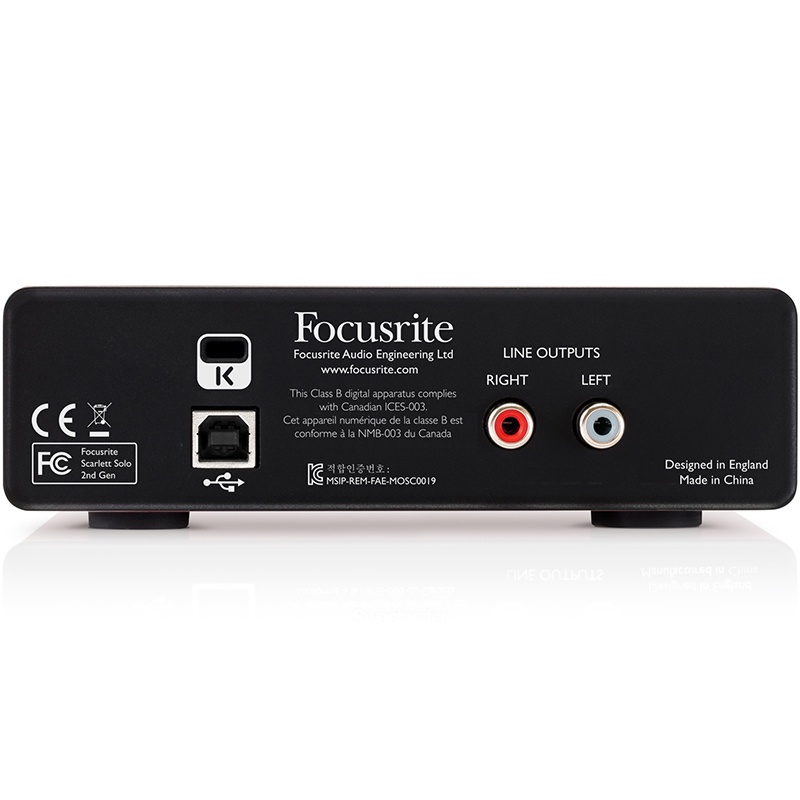 Sound Card Thu Âm Chuyên Nghiệp Focusrite Solo Gen 2