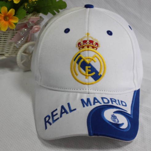 Mũ nón lưỡi trai Real Madrid trắng