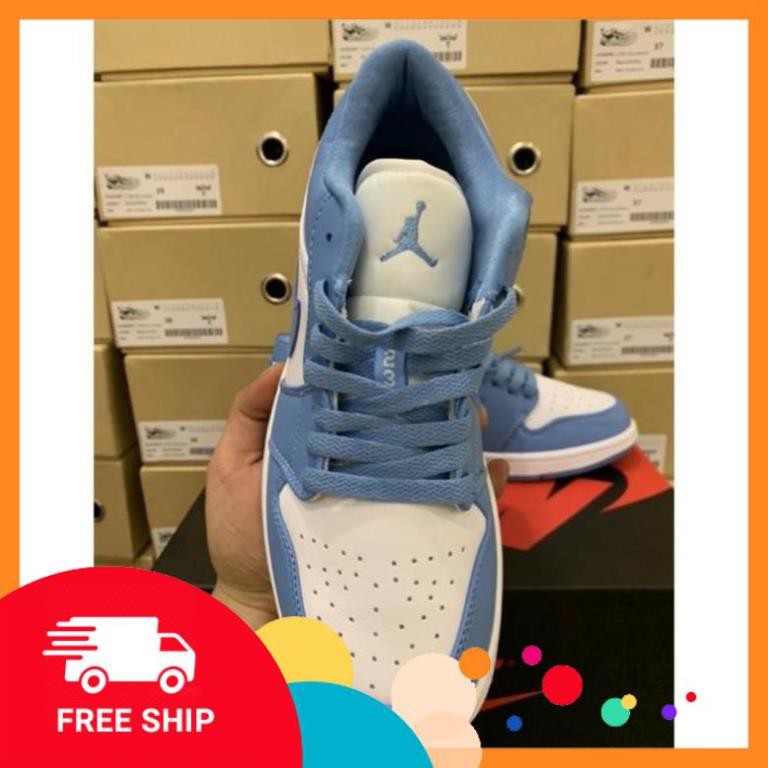 [FREESHIP-BẢO HÀNH 12 THÁNG] Giày Thể Thao AIR JORDAN 1 Low Cổ Thấp  Xanh Biển Cực Đẹp CỰC ĐẸP | BigBuy360 - bigbuy360.vn