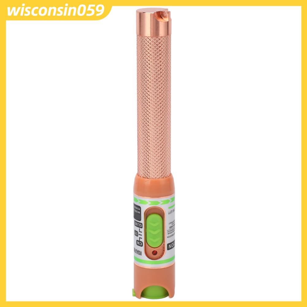 Bút thử sợi quang 10km AUA-C10 vàng loại bút nguồn sáng đỏ Bút đèn đỏ 10MW 【Wisconsin059】