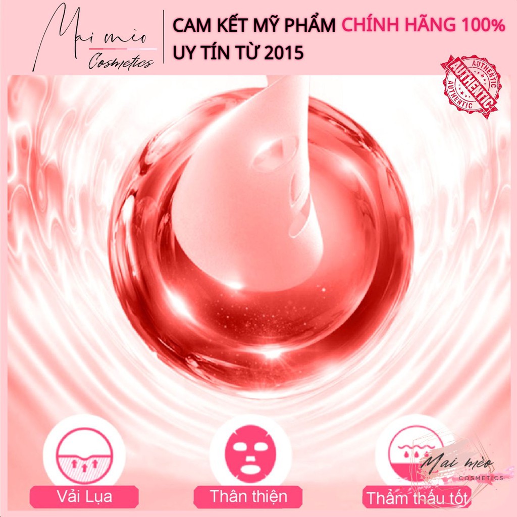 [𝓕𝓻𝓮𝓮𝓼𝓱𝓲𝓹] mặt nạ nhau thai - Mặt Nạ Tế Bào Gốc/Cấp ẩm - Mask Cuống Rốn Nhật Bản Rwine Beauty [𝓜𝓪𝓲 𝓶𝓮𝓸]