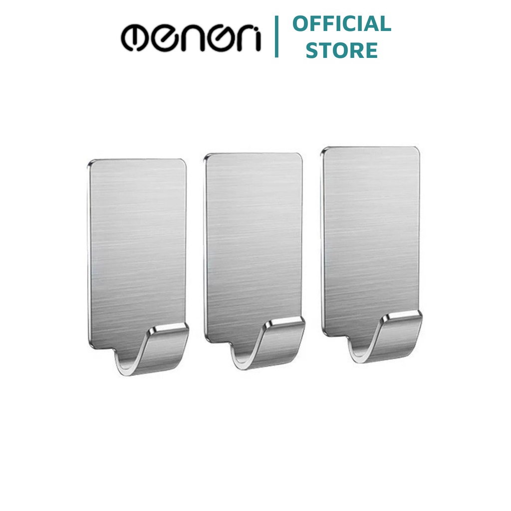 Combo 10 Móc Dán Tường Inox 304 Oenon Siêu Dính Treo Đồ Tiện Ích Thông Minh Oenen