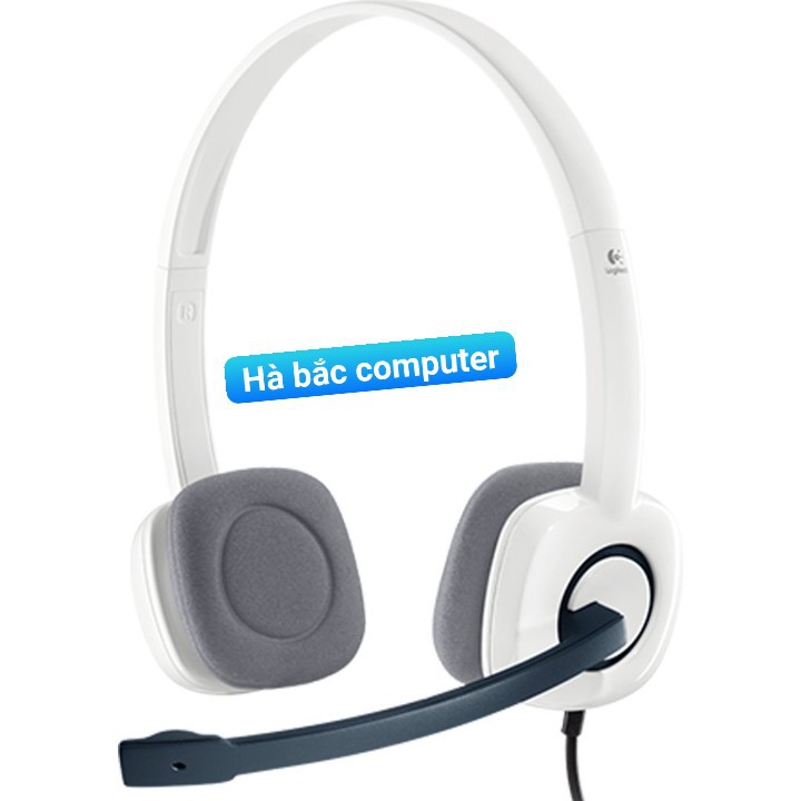 Tai Nghe Có Mic Logitech H150 - Headphone Hỗ Trợ Học Online Và Nghe Nhạc - TAI NGHE MÀU TRẮNG