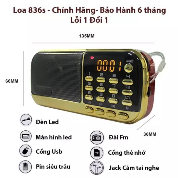 Máy nghe pháp, loa tắm ngôn ngữ, nghe kinh phật Craven 836s, craven 853, đài Fm, có khe cắm thẻ nhớ, USB