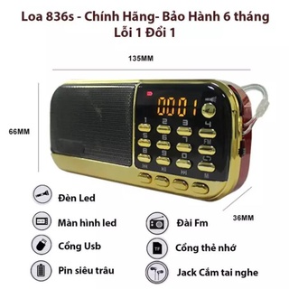  Máy nghe pháp loa tắm ngôn ngữ nghe kinh phật Craven 836s  2 pin  craven 853 3pin  đài Fm có khe cắm thẻ nhớ USB 