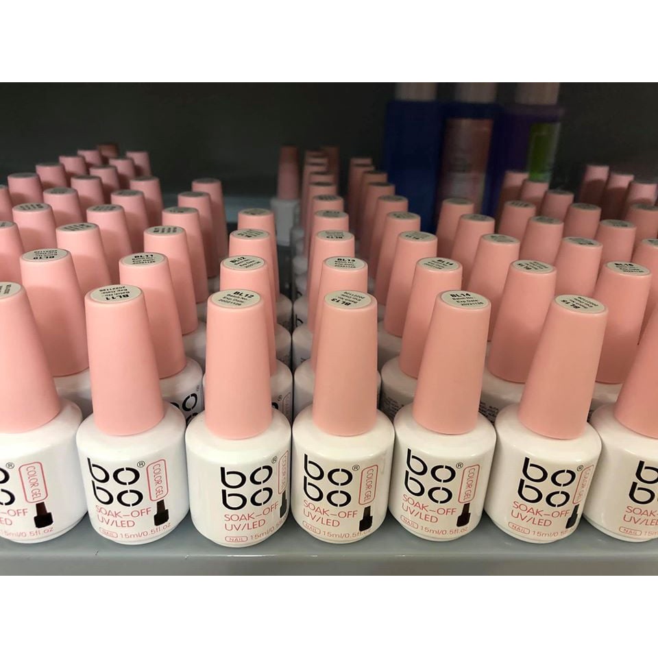 Sơn Gel Thạch Bobo màu rượu vang chăm sóc trang trí móng làm đẹp nail  shop Hnnail
