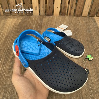 Dép Cross Trẻ Em Literide Clog Màu Navy Xanh