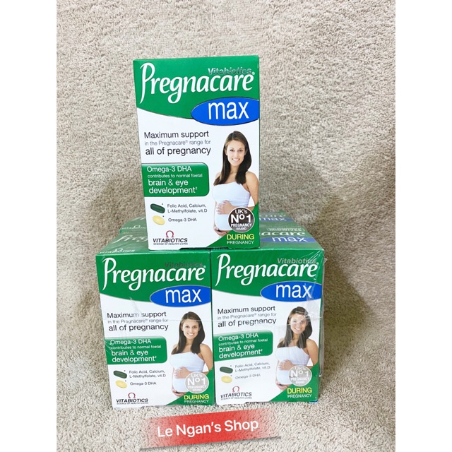 [Hàng Anh-UK] Vitamin tổng hợp cho bà bầu Pregnacare Max 84 viên chính hãng.