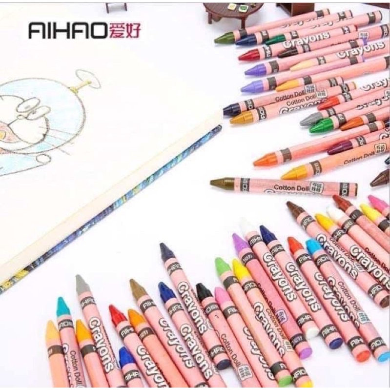 HỘP BÚT SÁP MÀU 64 CHI TIẾT