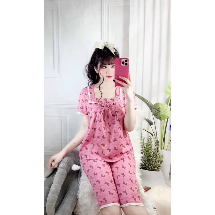 Đồ bộ ngố mặc nhà, bộ mặc nhà Pijama dễ thương JUSTBE79