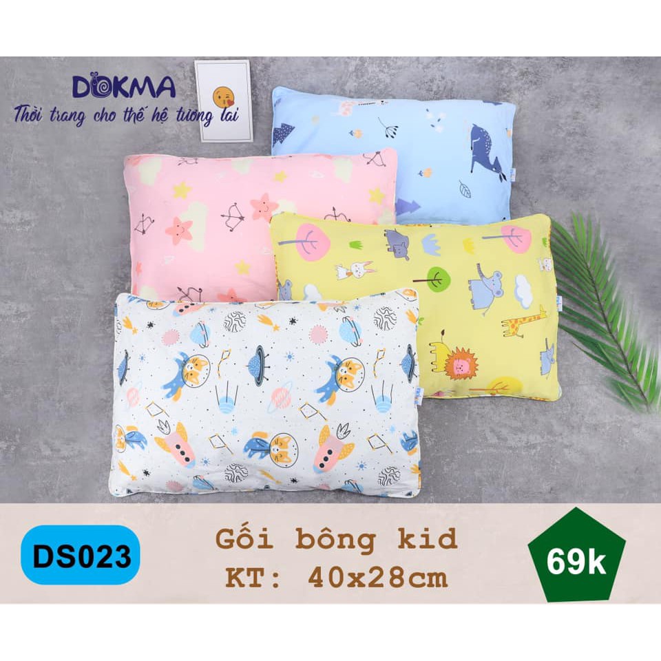 DS023 Gối bông kids Dokma cho bé (40x28cm)