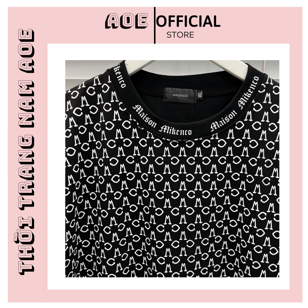 Áo phông nam MIKENCO Monogram in tản nhiệt chữ MC