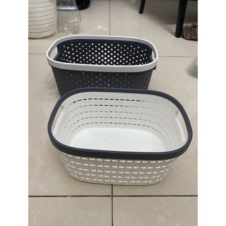 Giỏ nhựa chữ nhật đựng đồ đa năng
