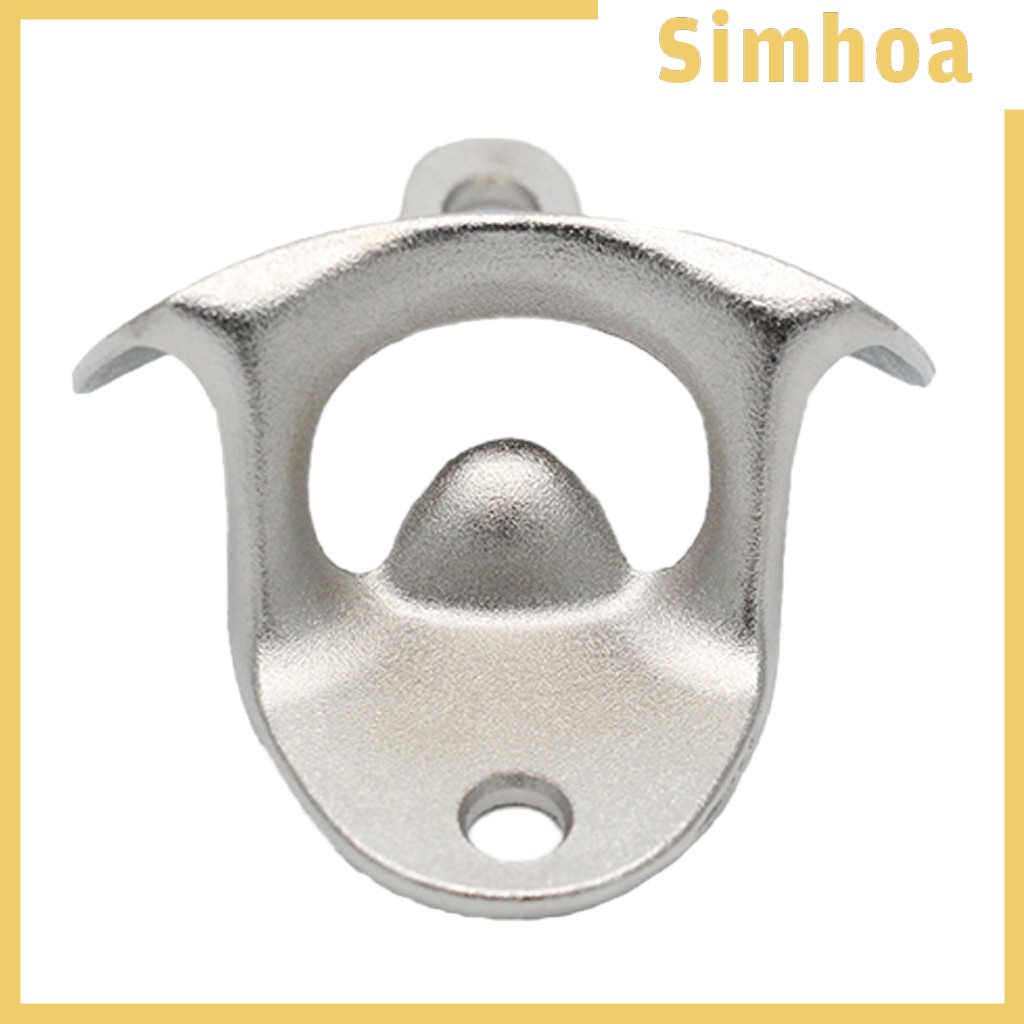 [SIMHOA] Club Retro Wall Mounted Bottles Opener with White Cap Barrel Holder Present